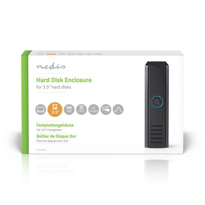 Hardeschijfbehuizing | 3.5" | SATA II-aansluiting | USB 3.0 | 5 Gbps