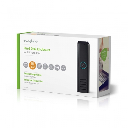 Hardeschijfbehuizing | 3.5" | SATA II-aansluiting | USB 3.0 | 5 Gbps