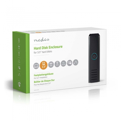 Hardeschijfbehuizing | 3.5" | SATA II-aansluiting | USB 3.0 | 5 Gbps