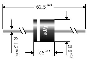 Gelijkricht Diode 10A 1000V