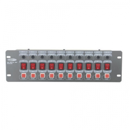 10 kanaals DJ-Switch + flashtoetsen