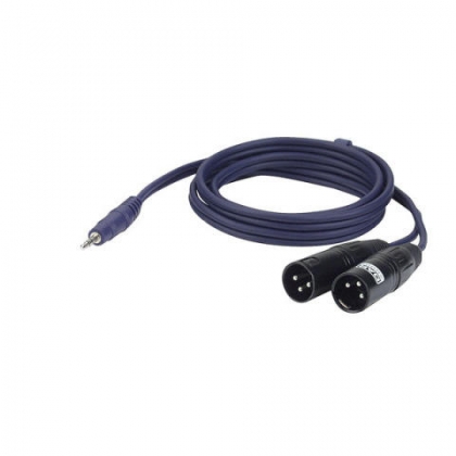 DAP 3.5mm jack - 2 x XLR male 1,5mtr