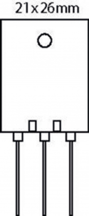 Transistor SI-P 230 VDC 15 A 150W 25MHz