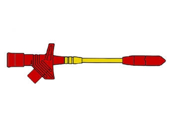 FLEXIBELE KLEMTESTPEN MET TWEEDELIGE KLEM (KLEPS 2700)