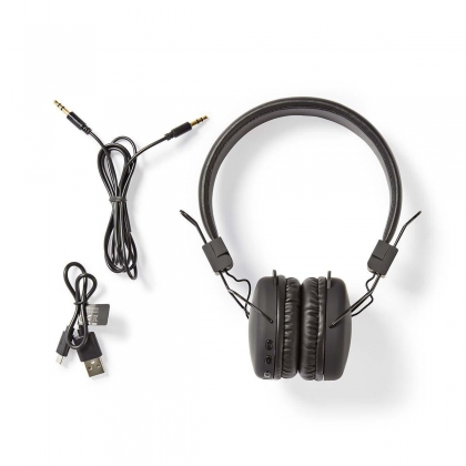 Draadloze hoofdtelefoon | Bluetooth® | On-ear | Opvouwbaar | Zwart