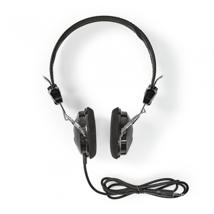 Bedrade On-ear Koptelefoon | 3,5 mm | Kabellengte: 1.10 m | Zwart
