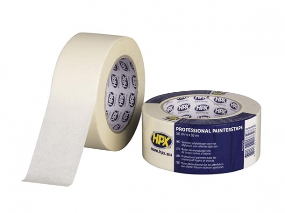 Masking tape 60°C - crèmewit 50mm x 50m