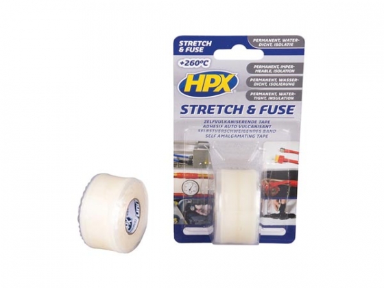 Stretch & Fuse zelfvulkaniserende tape - transparant 25mm x 3m