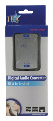Digitaal audio-omvormer RCA - toslink