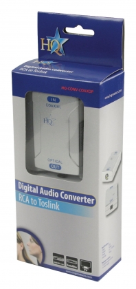 Digitaal audio-omvormer RCA - toslink