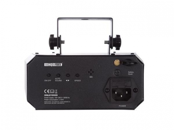 LEDEFFECT - 2 GEKLEURDE STRALENBUNDELS MET STROBOSCOOP - 54 RGB-LEDs