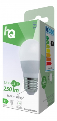 LED Lamp E27 Mini Globe 3.4 W 250 lm 2700 K