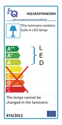 5 meter 230V LED-Strip 30W Warm Wit 1500 lumen
