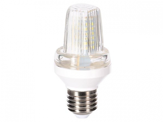 MINI LEDFLITSLAMP - E27 - 3 W - WIT