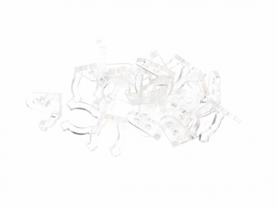 MONTAGECLIPS VOOR LICHTSLANGEN en LED-LICHTSLANGEN - 20 st.