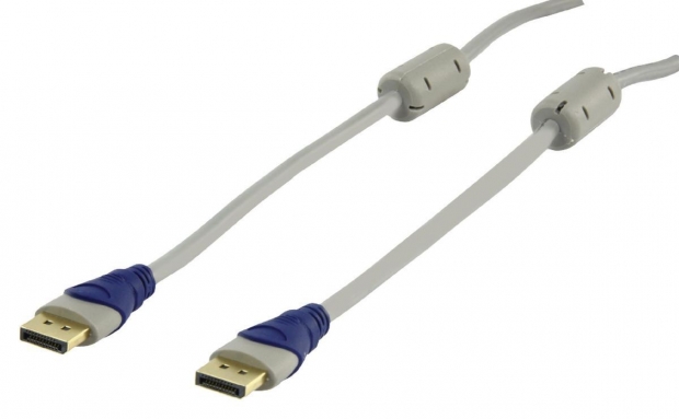 DisplayPort Kabel DisplayPort Male - DisplayPort Male 1.80 m Grijs