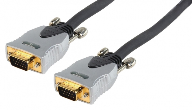 VGA Kabel VGA Male - VGA Male 10.0 m Donkergrijs