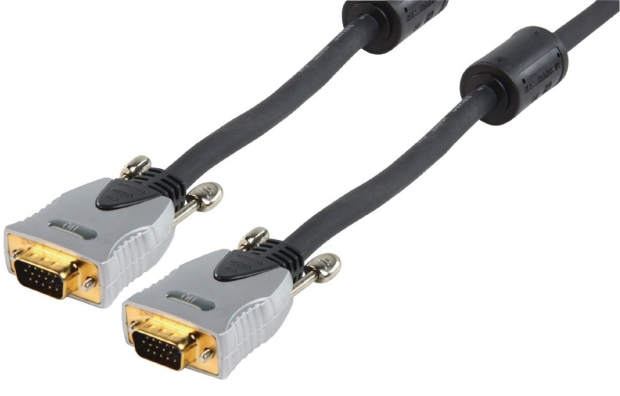 VGA Kabel VGA Male - VGA Male 10.0 m Donkergrijs