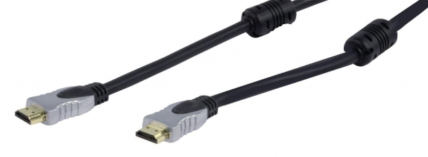 High Speed HDMI kabel met Ethernet HDMI-Connector - HDMI-Connector 15.0 m Donkergrijs