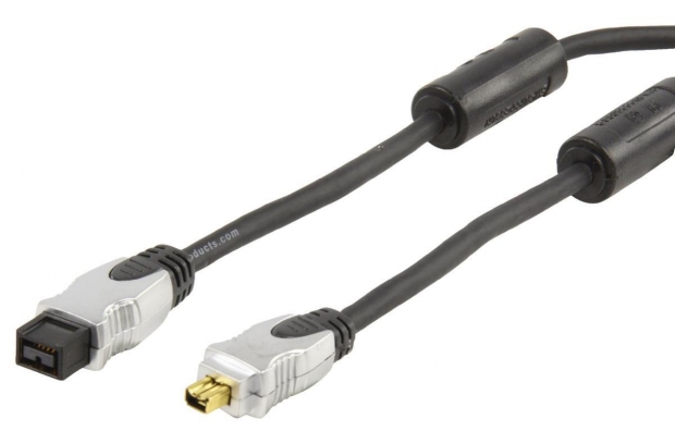 FireWire 400 Kabel FireWire 4-Pins Male - FireWire 9-Pins Male 1.50 m Donkergrijs