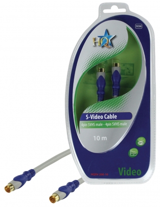 S-Video Kabel S-Video Male - S-Video Male 10.0 m Grijs