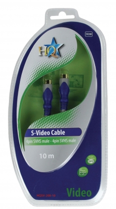 S-Video Kabel S-Video Male - S-Video Male 10.0 m Grijs