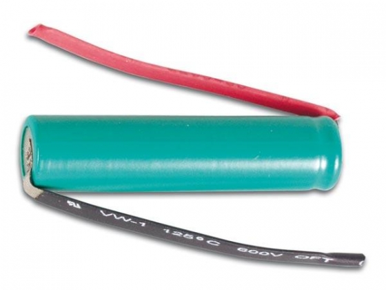 HERLAADBARE BATTERIJ NiMH AAA-R3, 1.2V-900mAh, MET SOLDEERLIPPEN