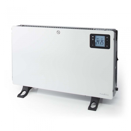 SmartLife Convectorkachel | Wi-Fi | 2000 W | 3 Warmte Standen | LCD | 5 - 37 °C | Instelbare thermostaat | Wit