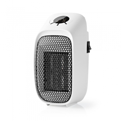 Plug-In Verwarming | 400 W | Instelbare thermostaat | Temperatuurbereik: 15 - 45 °C | LCD | Oververhittingsbeveiliging | Uitschakeltimer: 12 u | Wit / Zwart