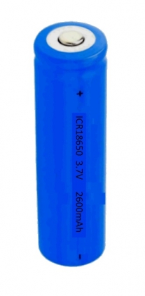 ICR18650 3.7V 2600MAH 67.2 x 18.3mm BUTTONTOP LI-ION ACCU