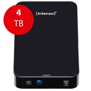 Intenso Harde Schijf 4TB (USB 3.0) zwart 3.5"