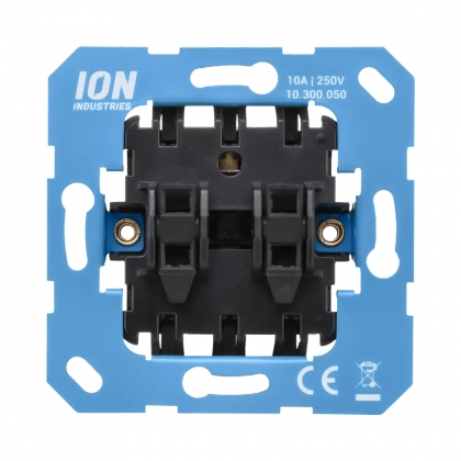 ION dubbele wisselschakelaar inbouw basis