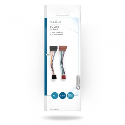 ISO-Kabel voor Autoradio | ISO-compatibiliteit: Ford | 0.15 m | Rond | PVC | Polybag