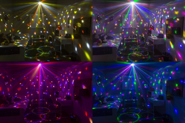 JB90R MINI STAR BALL DMX LED 9 KLEUREN