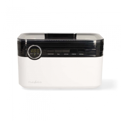 Ultrasone Juwelenreiniger | Netvoeding | 220 - 240 V AC 50/60 Hz | Euro / Type-C (CEE 7/16) | Wit | Kunststof