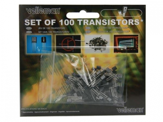 SET TRANSISTOREN - 100 st. - 8 WAARDEN