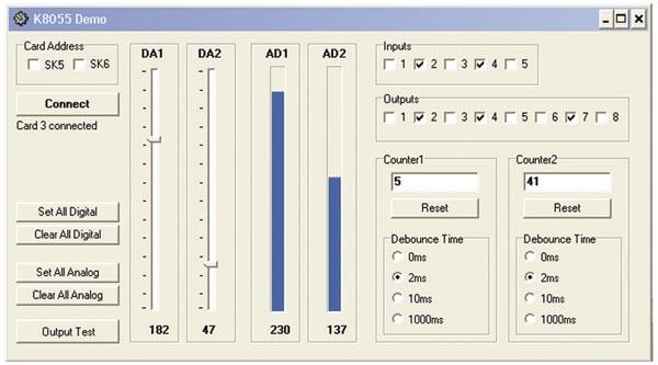 USB EXPERIMENTEER INTERFACE KAART