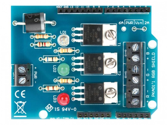 RGB SHIELD VOOR ARDUINO®