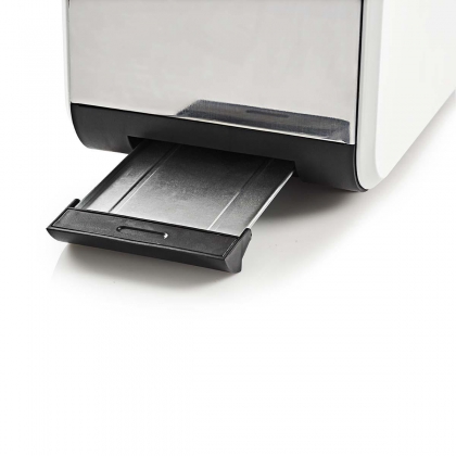 Broodrooster | Soft Touch Series | 2 Sneetjes Brood | 2 Sleuven | Bruining niveaus: 6 | Ontdooifunctie | Wit
