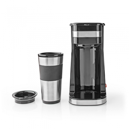 Koffiezetapparaat | Filter Koffie | 0.4 l | 1 Kopjes | Zilver / Zwart