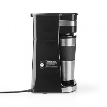 Koffiezetapparaat | Filter Koffie | 0.4 l | 1 Kopjes | Zilver / Zwart