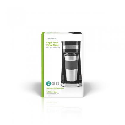 Koffiezetapparaat | Filter Koffie | 0.4 l | 1 Kopjes | Zilver / Zwart