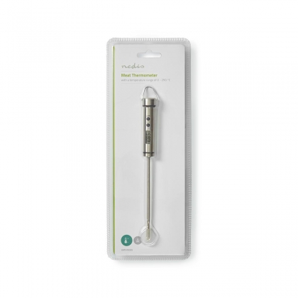 Vleesthermometer | LCD-Scherm | 0 - 200 °C | Zilver