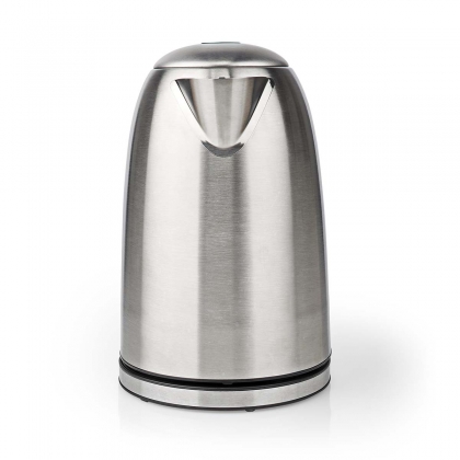 Waterkoker | 1.7 l | Roestvrij Staal | Zilver / Zwart | 360 graden draaibaar | Verborgen verwarmingselement | Strix®-controller | Droogkookbeveiliging