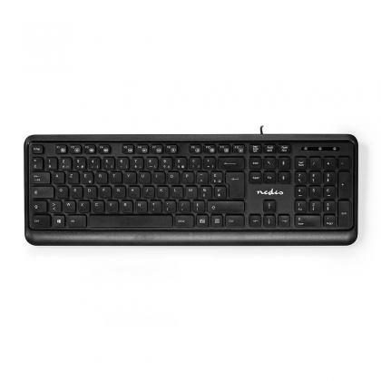 Bedraad Toetsenbord | USB-A | Multimedia | AZERTY | Frans | Numeriek toetsenbord