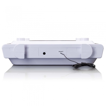 Keukenklokradio met CD Bluetooth en afstandsbediening Wit