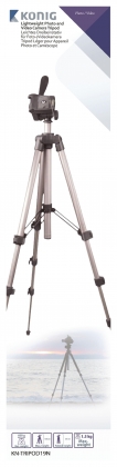 Camera/Video Statief Pan & Tilt 105 cm Zwart/Zilver