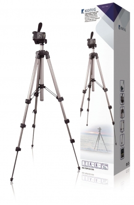 Camera/Video Statief Pan & Tilt 105 cm Zwart/Zilver