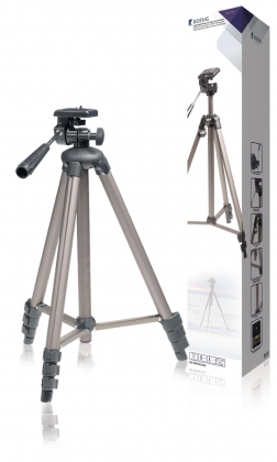 Camera/Video Statief Pan & Tilt 134 cm Zwart/Zilver