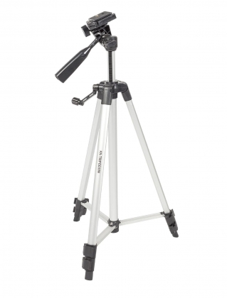 Camera/Video Statief Pan & Tilt 134 cm Zwart/Zilver